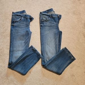 White House Black Market Crop Jeans - 2 pair